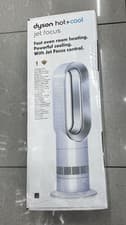 Image of Dyson Hot+Cool Jet Focus AM09 White Silver Fan Cooler/Heater