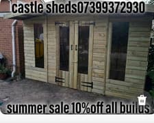 Image of 10x8 apex summerhouse sale on