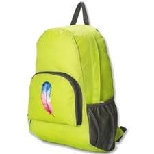 Image of Feather Rucksack Backpack Bag Folding Travel Walking Camping Office Shoulder Bag