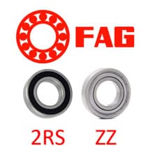 Image of 6200-6212 FAG BALL BEARING RUBBER OR METAL SEALS (2RS/2ZZ) SELECT YOUR SIZE