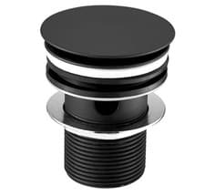 Image of Click Clack Slotted Basin Waste - Matt Black