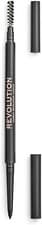 Image of Makeup Revolution Precise Brow Pencil, Double-Ended, Dark Brown UK