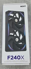 Image of NZXT F240X Performance RGB Single-Frame 240mm Fan Kit Black Brand New Sealed