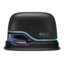 Image of Colop E-Mark Pro black portable print stamping labelling multi-colour