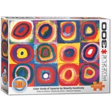 Image of 3D Lenticular Kandinsky: Color Study of Squares Wassily Kandinsky