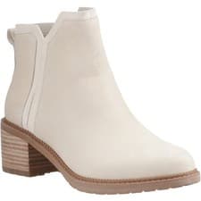Image of TOMS Hailey Leather Women's Beige Boots New