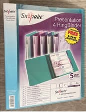 Image of Snopake A4 4 Ringbinder 4-D Ring 25mm Executive Presentation + 5 Part Divider