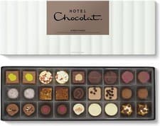 Image of Hotel Chocolat Everything Sleekster 355g Assortment of 27 Milk White and Dark