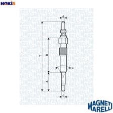 Image of 4x GLOW PLUG 062900028304 FOR SKODA OCTAVIA/Combi FABIA/Praktik GAZ SOBOL