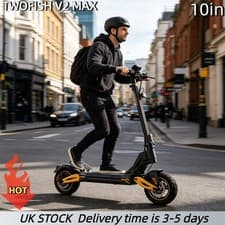 Image of 🔥10"Foldable Scooter250W48V17AH Off Road Electric Scooter 50-60KM TWOFISH V2MAX