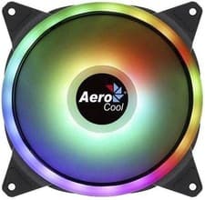 Image of Aerocool Duo 14 ARGB LED PC Fan, 140 mm, 1000 rpm, Curved Fan Blades