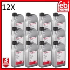 Image of Gear Oil SAE 75W GL-4 x 12L Febi 21829 For Skoda Suzuki Toyota Vauxhall Volvo VW