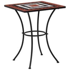 Image of Mosaic Bistro Tables Outdoor Table Garden Balcony Dining Table Ceramic vidaXL