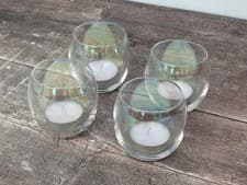 Image of LSA Set of 4 Pearl Tea Light Holders