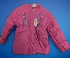 Image of Baby Girls Coat (Hot Pink & Flowers)