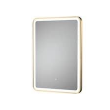 Image of Hudson Reed 700 x 500mm LED Mirror - Brushed Brass