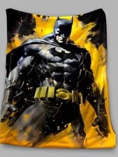 Image of DC Batman Soft Blanket Fleece Sofa Bed Throws 150cm X 200cm BN