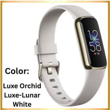Image of Fitbit Luxe Fitness Tracker AMOLED Screen 24/7 Heart Rate Monitor Sleep SpO2 St