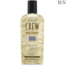 Image of American Crew Military 3-in-1 Shampoo, Conditioner and Body Wash (250ml)