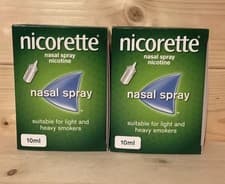Image of 2x Nicorette Nasal Spray 10ml Brand New Expiry 2028