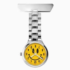 Image of Ladies Sekonda Smiley Happy Face Easy Reader Nurses Fob Watch 4364 Rp £37.99