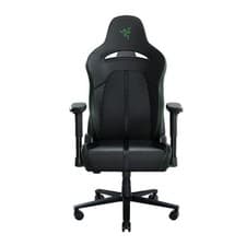 Image of Razer Enki X Gaming Chair Black Green Lumbar Arch Support Faux Leather Black 2