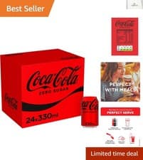 Image of 24 x 330 mL Zero Sugar Cola Cans - Refreshingly Guilt-Free Beverage Pack