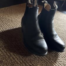 Image of Blundstone 1671 Womens heeled Premium Black Leather Boots