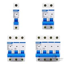 Image of CHINT MCB Mini Circuit Breaker Double Pole1-6 10 16 25 32 40 50 63 80 100 125Amp