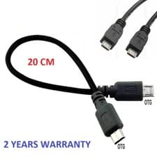 Image of Micro USB Type B Male To Micro B Male 5Pin OTG Adapter Converter Lead Data Cable