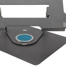 Image of Laptop Stand Adjustable Angle And Height Non Slip Base Metal Reading Rack No BLW