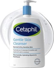 Image of Cetaphil Gentle Skin Cleanser 1L Face & Body Wash For Normal To Dry Sensitive
