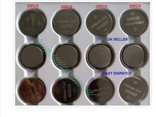 Image of 20 x CR2032 BR2032 DL2032 3V LITHIUM Coin Cell Button Batteries - UK Company