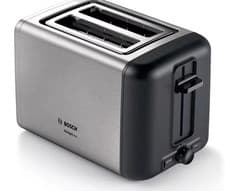 Image of Bosch TAT3P420GB DesignLine Stainless Steel 2-Slice Toaster 970W Silver NEW