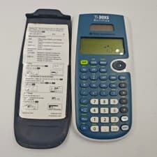 Image of Texas Instruments Calculator - Working, Used, No Box, Cover Included