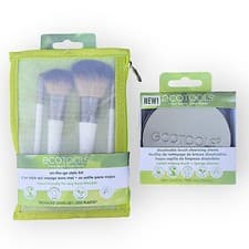 Image of ecoTools Travel Makeup Brush and Brush Cleaner LOT