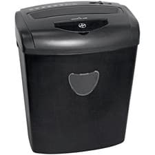 Image of 10 Sheet Cross Cut Paper Shredder 21L ProAction DIN P-3 Credit Card CD DVD