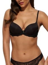 Image of Gossard Superboost Lace Bra T-Shirt Padded Underwired Microfibre Bras Lingerie