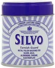 Image of Silvo Tarnish Guard Metal Polish Silver Gold Chrome Polish Duraglit Wadding 75g