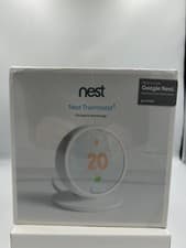 Image of Google Nest Smart Heating Control ThermoStat E & Heat Link E White New & Sealed
