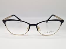 Image of VERSACE VE1251 1366 Eyeglasses Glasses Frames - Black Gold NEW Ex-display