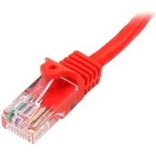 Image of Startech 3 M Red Cat5E Snagless Rj45 Utp Patch Cable 3M Patch Cord Ethernet Patc