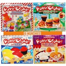 Image of Kracie Popin Cookin Kits - 4 Pack Assorted Japanese Candy Making Kit Bundle -...