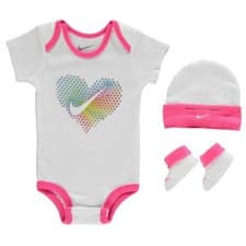 Image of New Nike Futura Vest Hat boots Gold Baby Unisex Romper Size 0-6 3.6 -6-12 Month