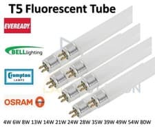 Image of T5 Fluorescent Tube Light Bulbs Branded High-Efficiency Various Watts Available