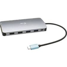 Image of I-Tec Metal Usb-C Nano 3X Display Docking Station + Power Delivery 100 W. Connec
