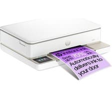 Image of HP ENVY 6132e All-in-One Wireless Inkjet Printer - White+ warranty