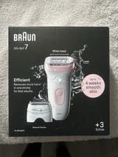 Image of Braun Silk-épil 7 Epilator For Easy Hair Removal Lasting Smooth Skin SE7-030
