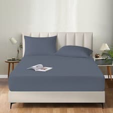 Image of Extra Deep Fitted Sheet 16''/40cm 200TC Egyptian Cotton Single 4FT Double King S