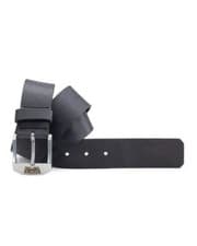 Image of MENS LEVIS BATWING LOGO LEATHER JEAN BELT 5118 / 219406 - BLACK